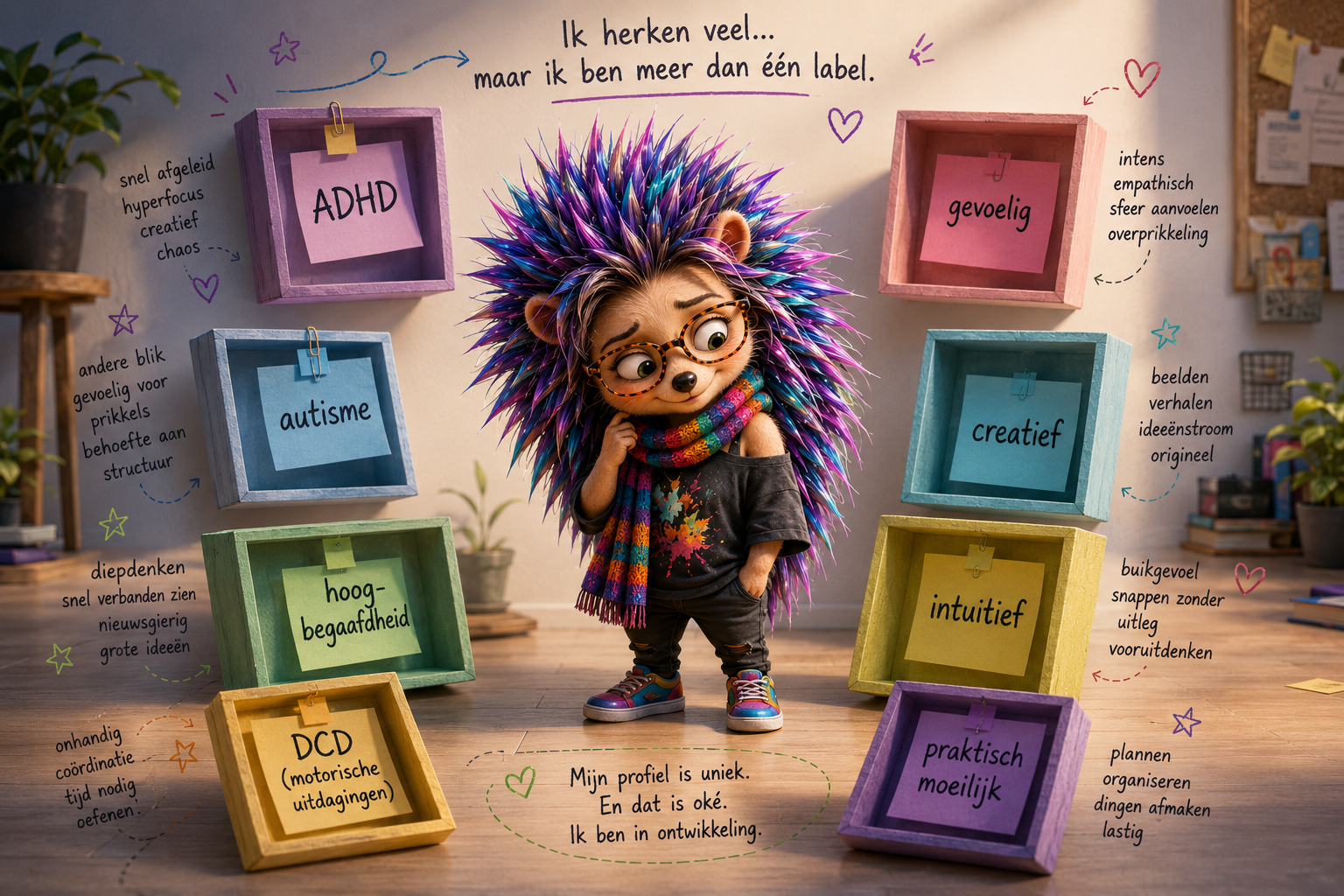Neurodivergent zonder label: als je niet in één hokje past